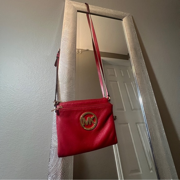 KORS Michael Kors Red Crossbody Bag - Picture 10 of 10
